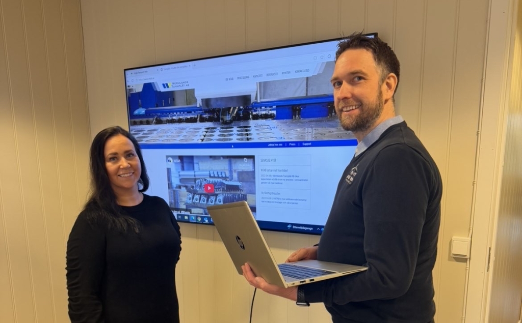 Porträttbild på två personer